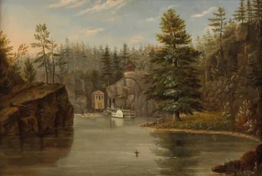 セントクロイ島の渓谷、1847